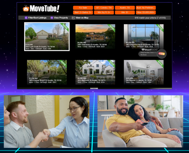 Showcased Listing on Streaming TV
